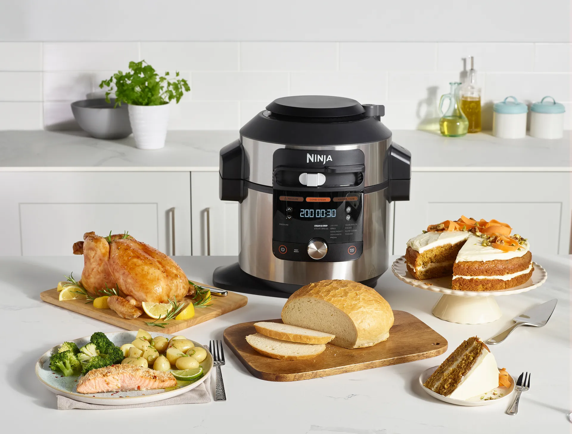 Ninja Foodi OL650 12-in-1 ONE-Lid multicooker 7.5 L, Stainless steel Ninja