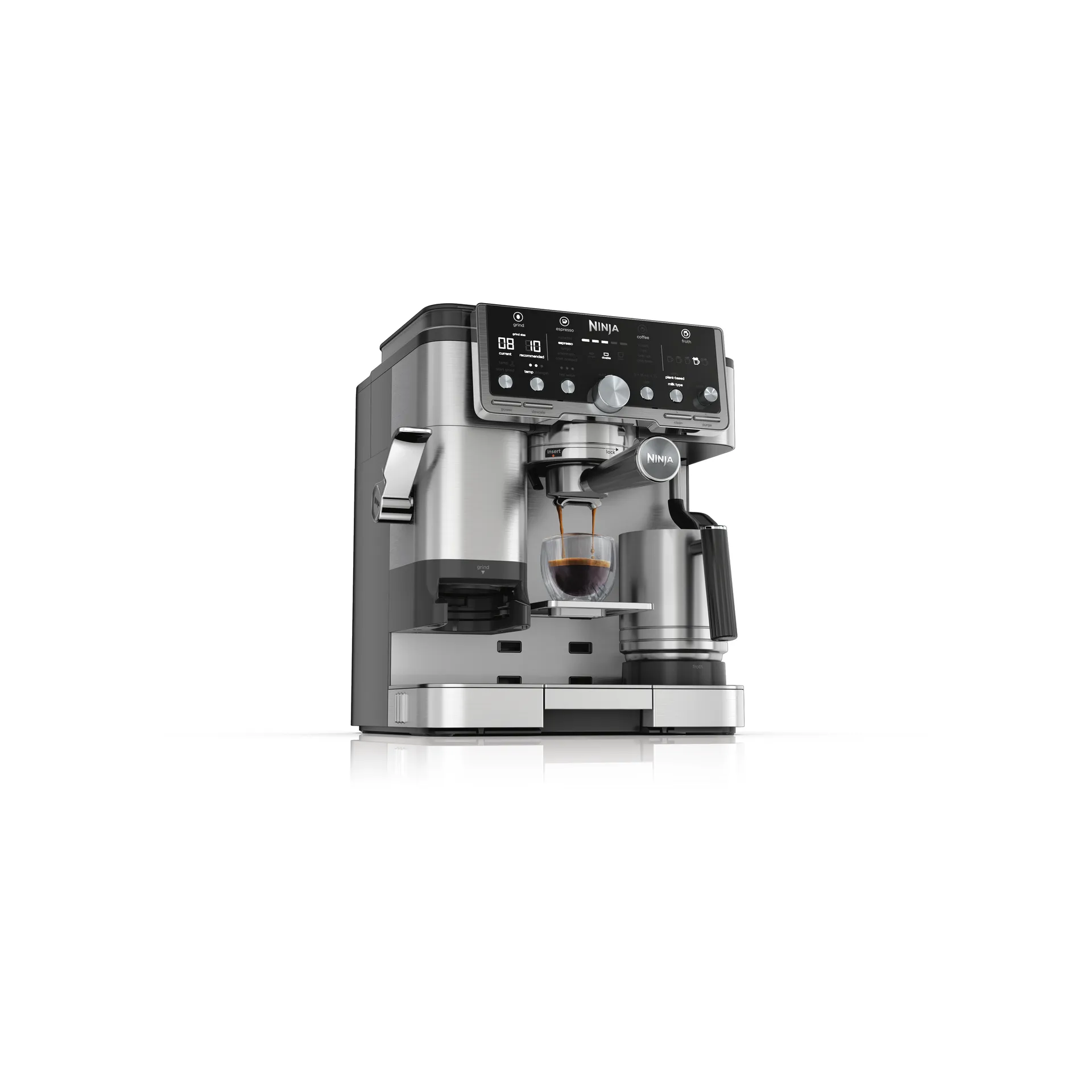 Ninja Luxe café pro series 3-in-1 espresso machine, Stainless steel Ninja