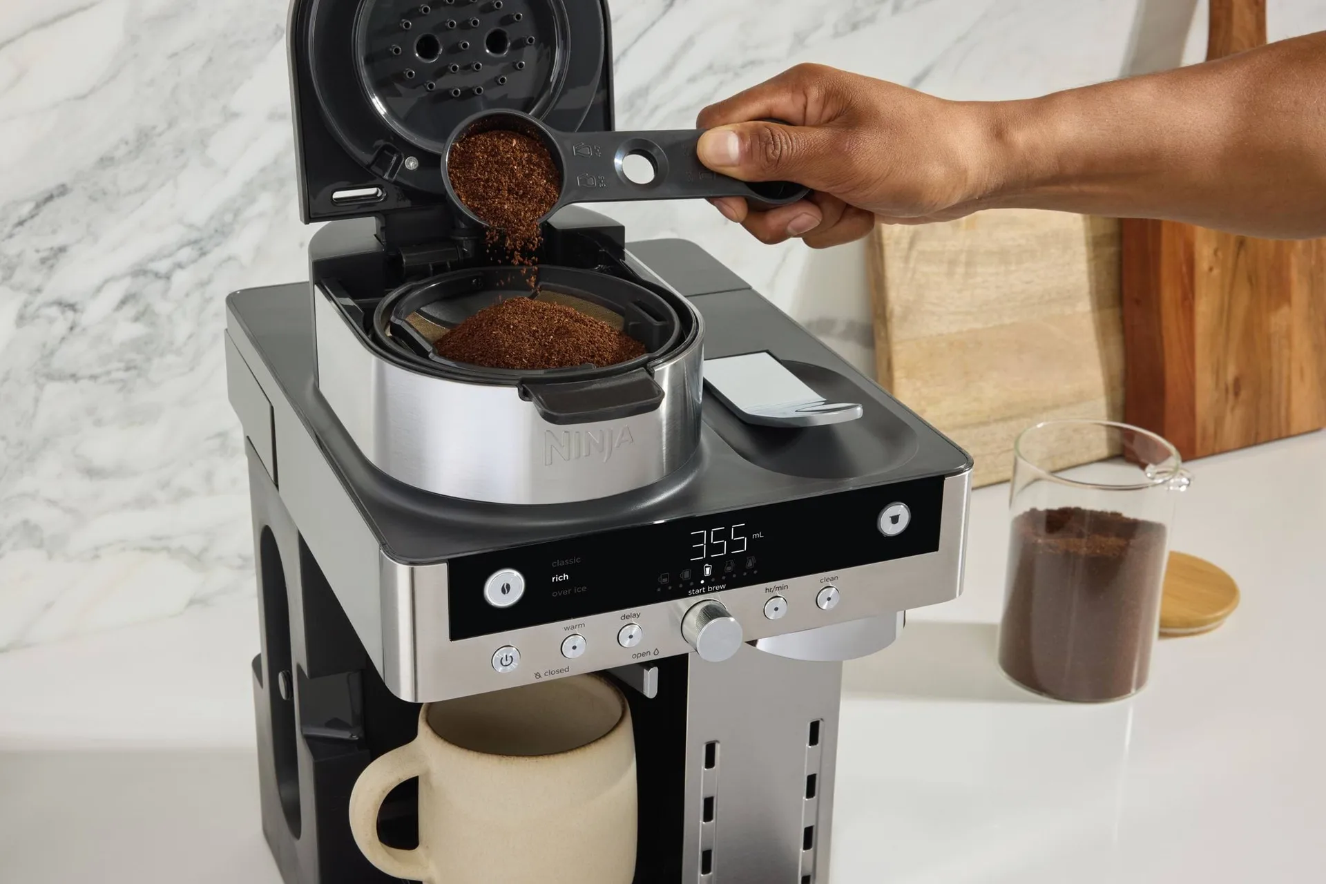 Ninja Prestige Dualbrew automatic espresso machine, Black Ninja