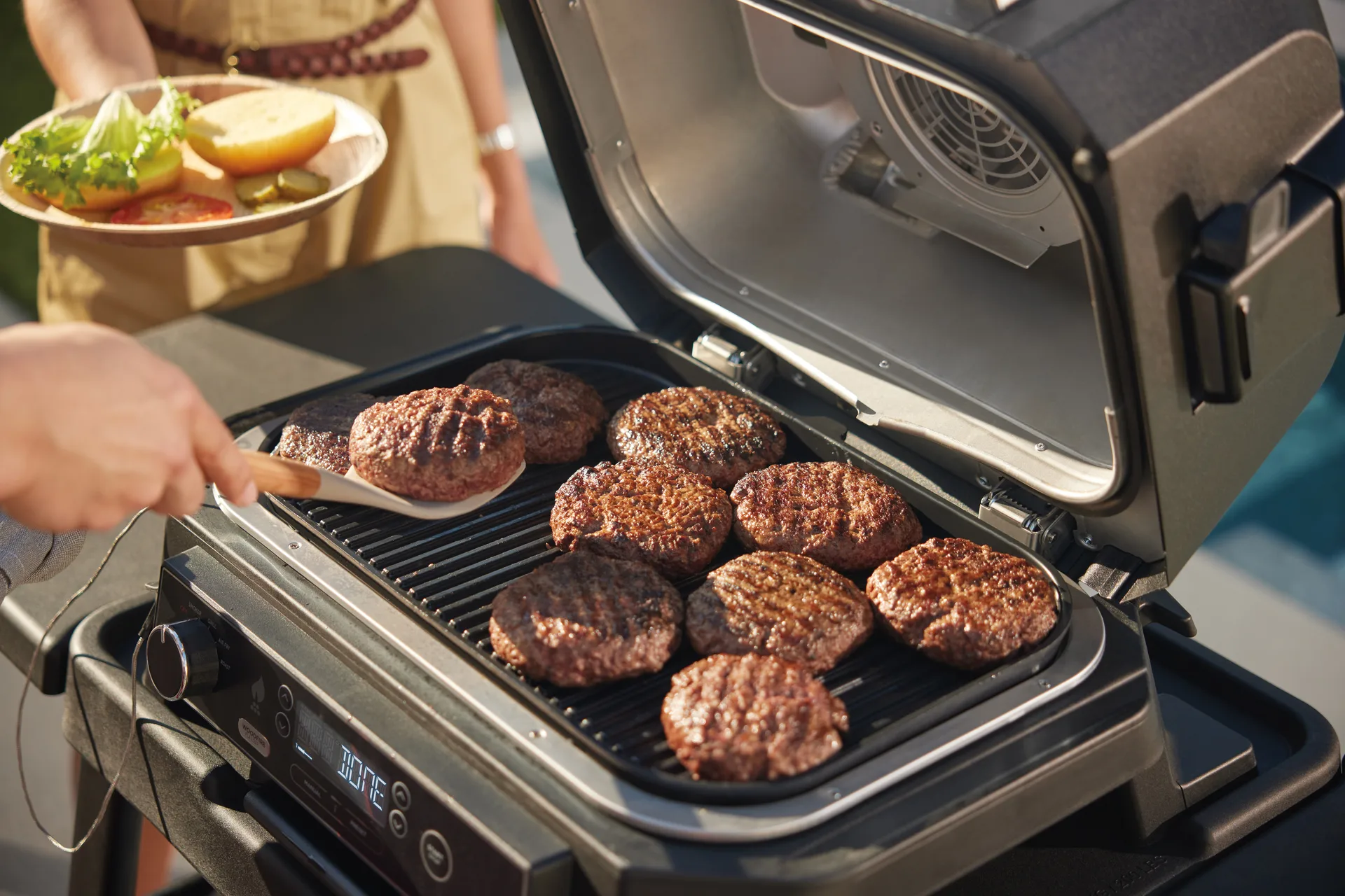 Ninja Woodfire electric grill OG850EU smart cook system, Black Ninja