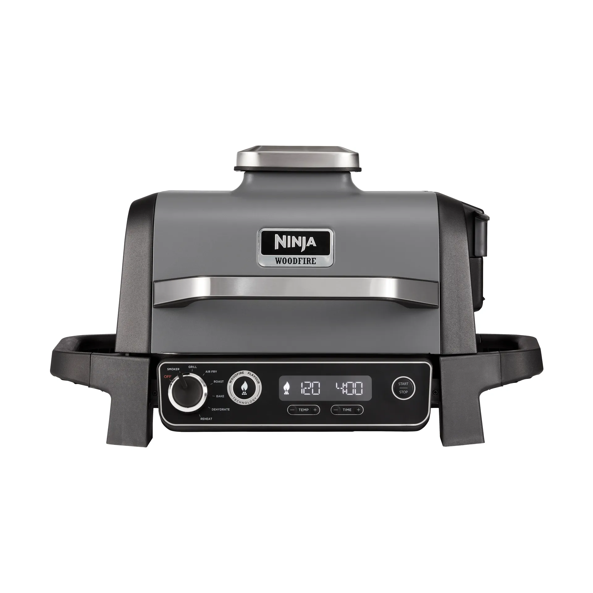 Ninja Woodfire OG701 7-in-1 electric grill 46x46 cm, Black Ninja