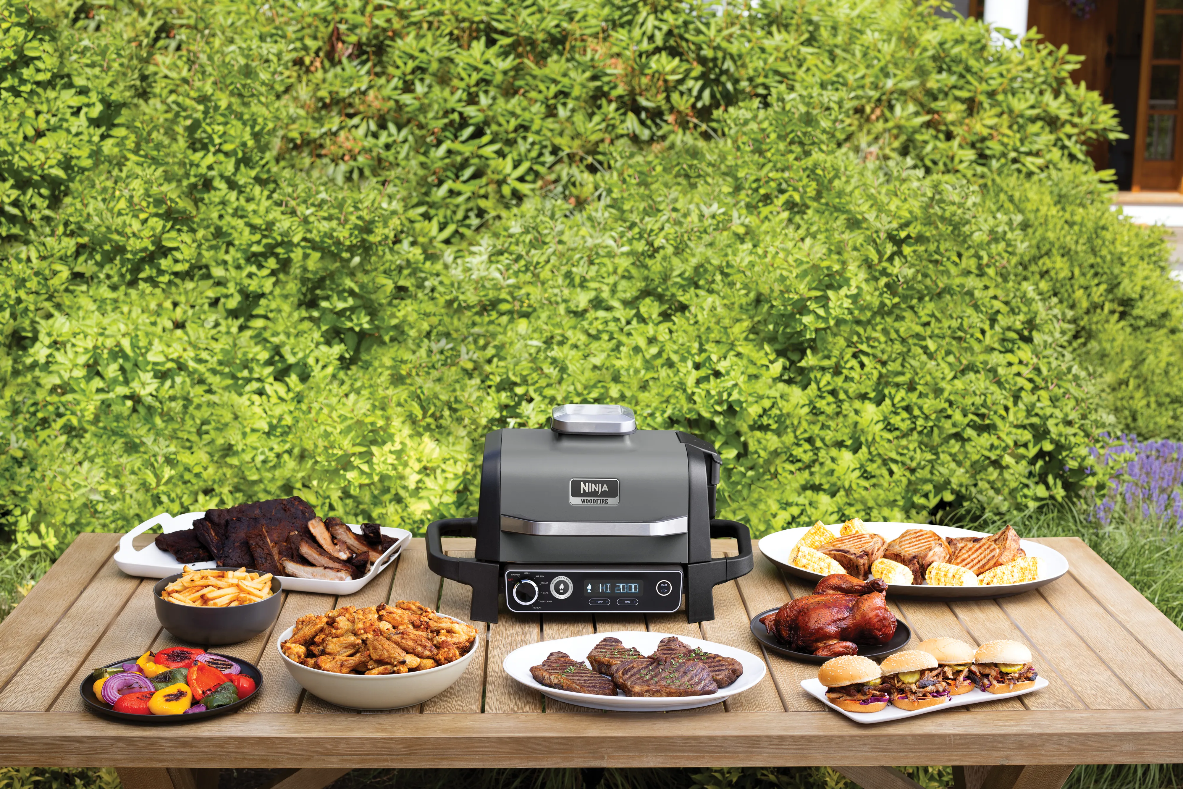 Ninja Woodfire OG701 7-in-1 electric grill 46x46 cm - Ninja