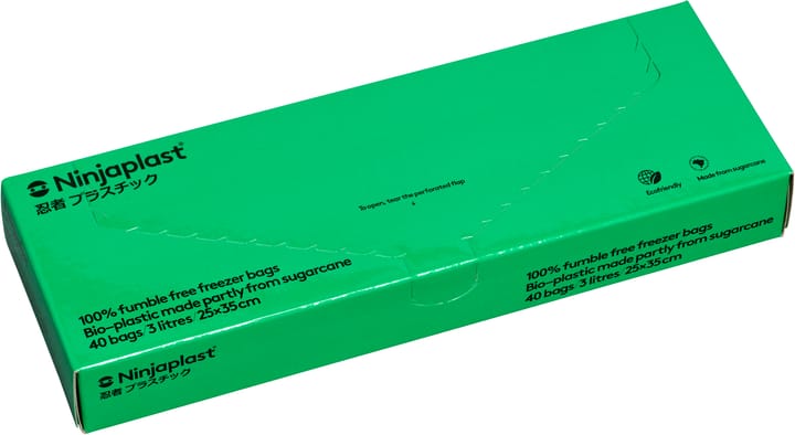 Freezer bags bioplastic 3 l 40-pack - Green - Ninjaplast