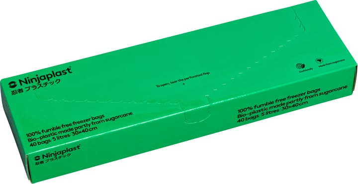Freezer bags bioplastic 5 l 40-pack - Green - Ninjaplast