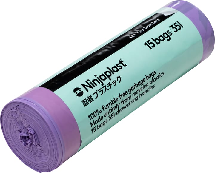 Garbage Bags with Drawstring 35 l - Purple - Ninjaplast