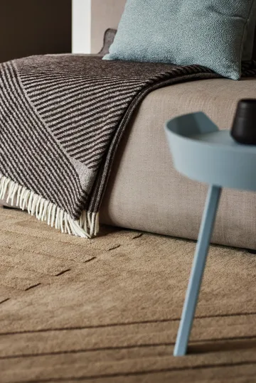 Levels Stripes wool rug - Beige, 170x240 cm - NJRD
