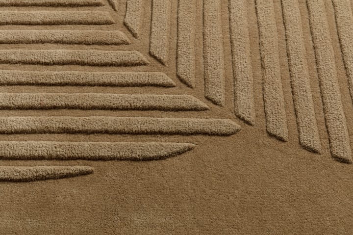 Levels wool rug circles beige, 170x240 cm NJRD