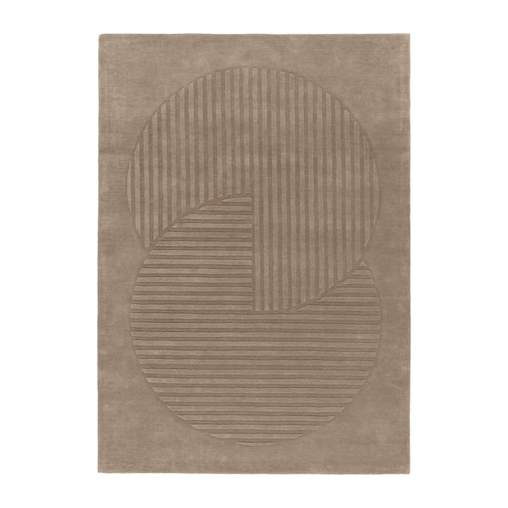 Levels wool rug circles mole - 200x300 cm - NJRD