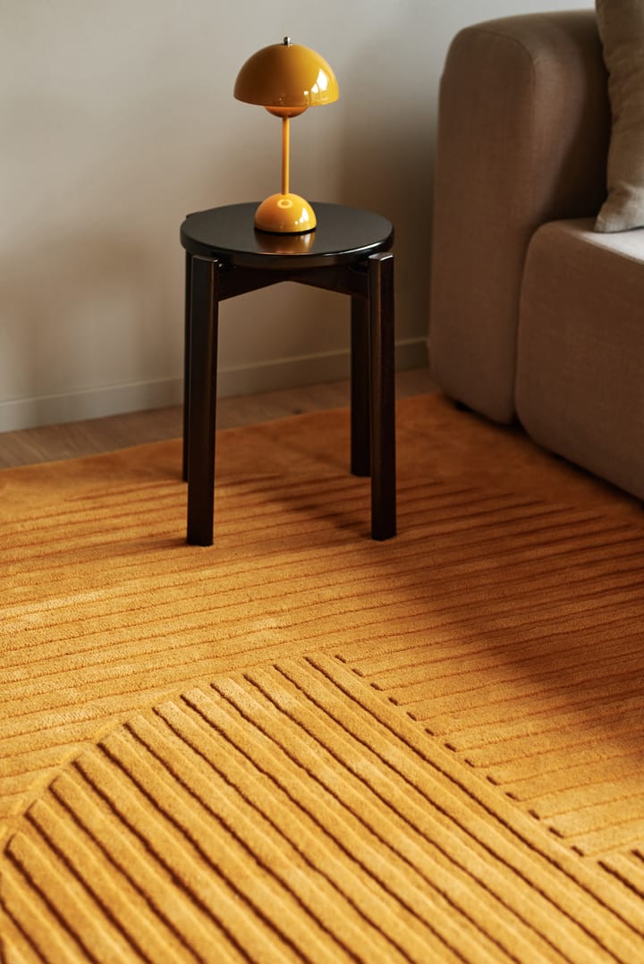 Levels wool rug circles yellow, 200x300 cm NJRD