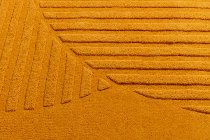 Levels wool rug circles yellow, 200x300 cm NJRD