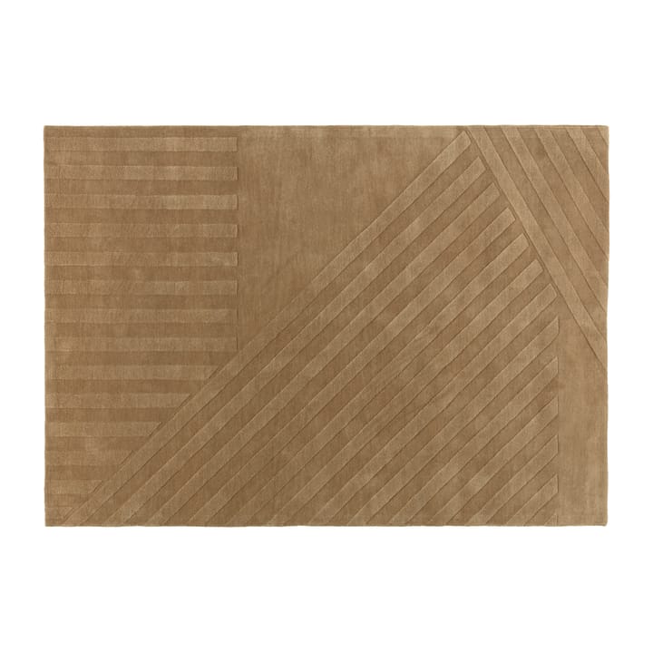 Levels wool rug stripes beige, 170x240 cm NJRD
