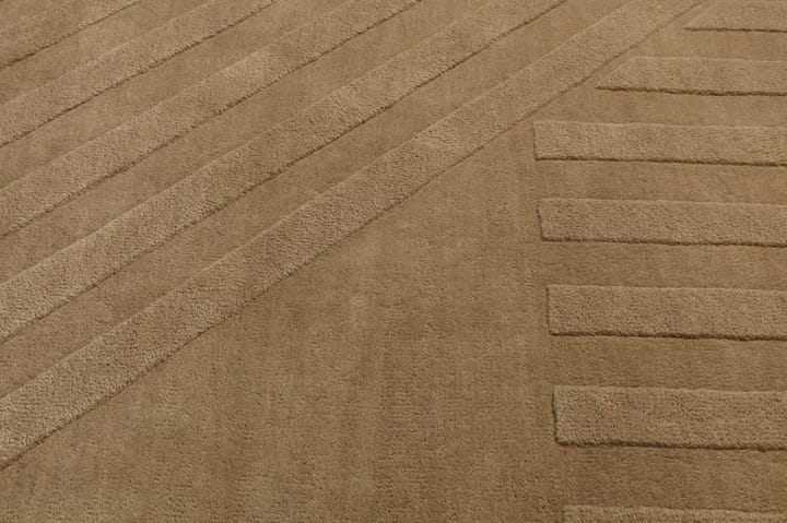 Levels wool rug stripes beige, 170x240 cm NJRD