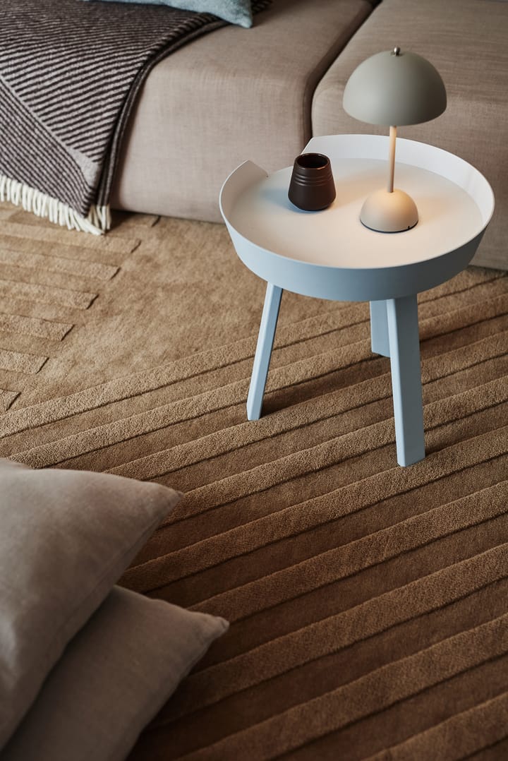 Levels wool rug stripes beige, 200x300 cm NJRD