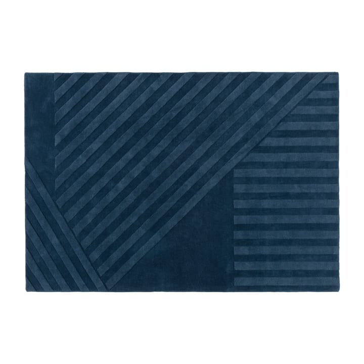 Levels wool rug stripes blue, 200x300 cm NJRD