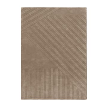 Levels wool rug stripes mole - 170x240 cm - NJRD