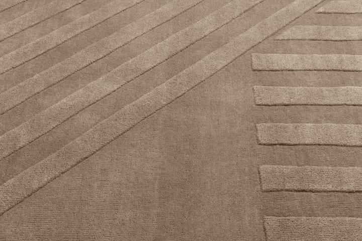 Levels wool rug stripes mole, 170x240 cm NJRD