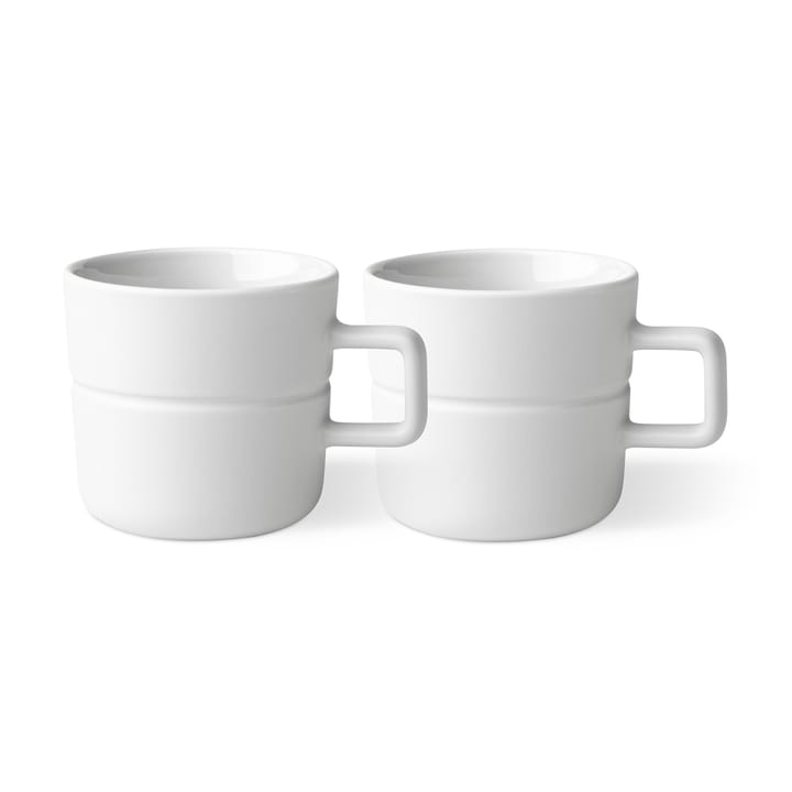 Lines mug 30 cl 2-pack, white NJRD