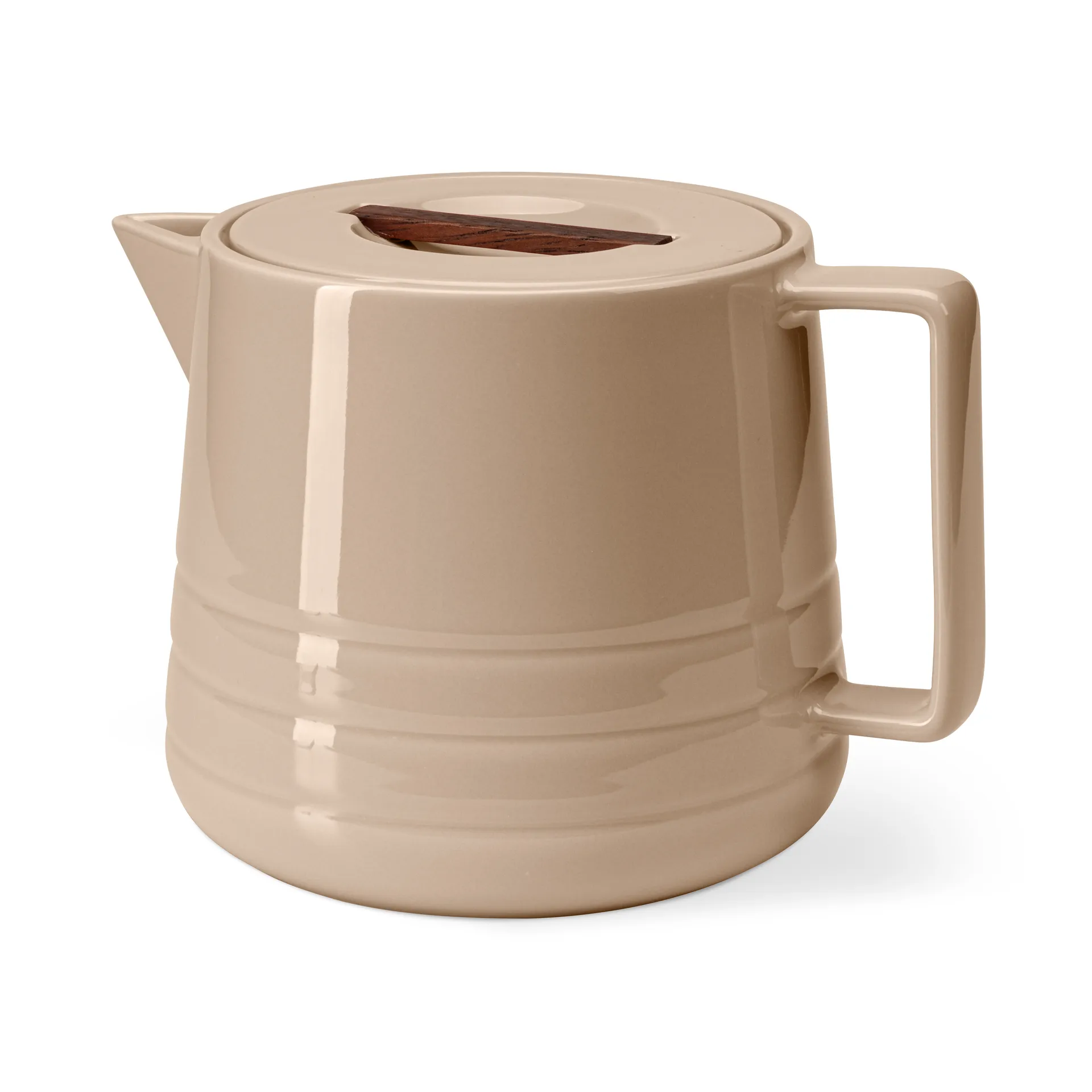 Lines teapot 1.5 liter, beige NJRD