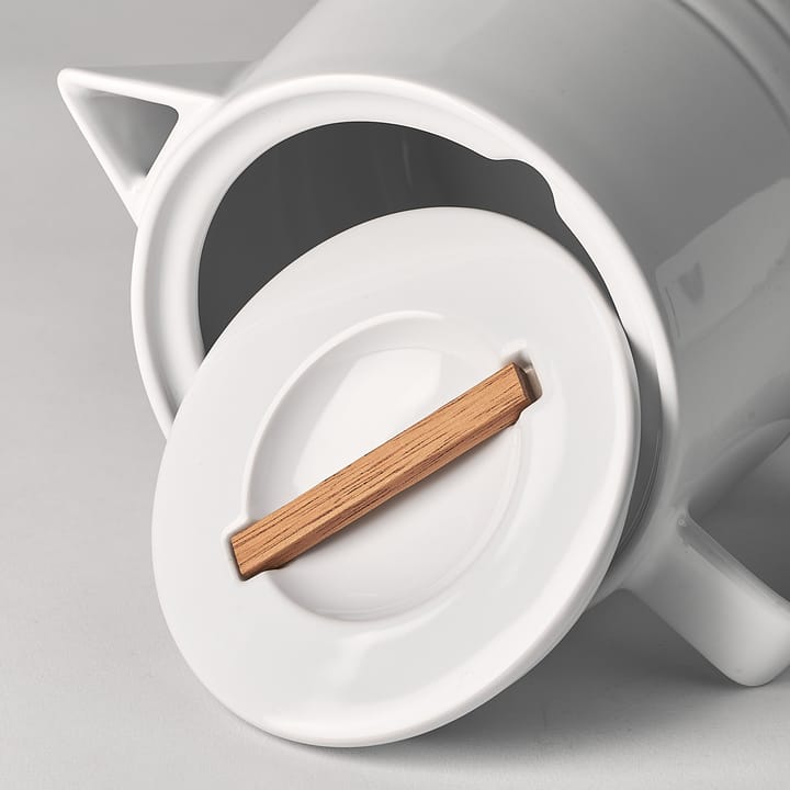 Lines teapot 1.5 liter, white NJRD