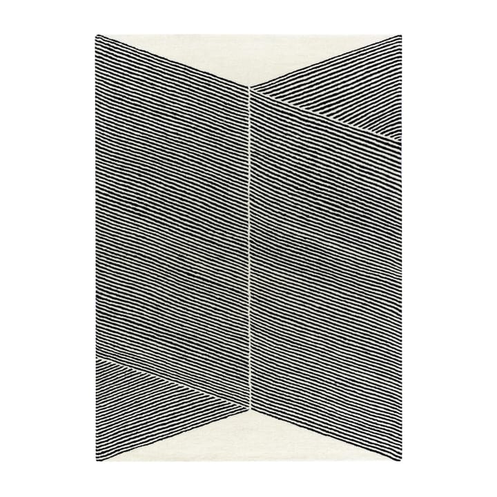 Rectangles wool rug natural white, 170x240 cm NJRD