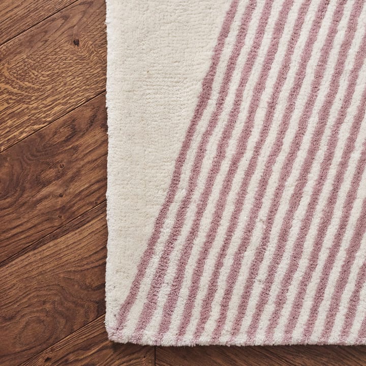 Rectangles wool rug pink, 170x240 cm NJRD