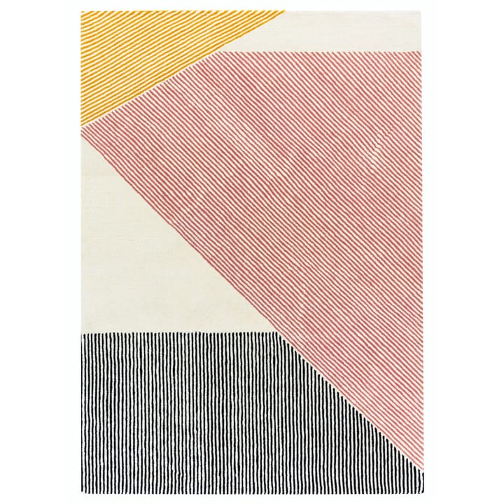 Stripes wool rug pink, 200x300 cm NJRD