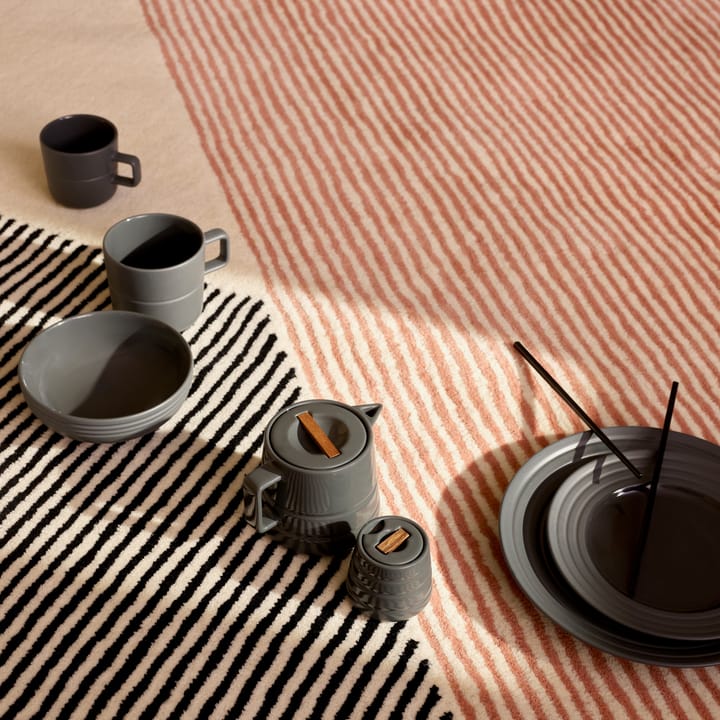 Stripes wool rug pink, 200x300 cm NJRD