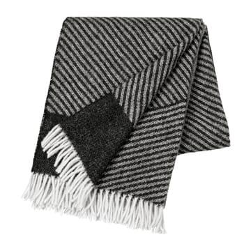 Stripes wool throw 130x185 cm - Black - NJRD