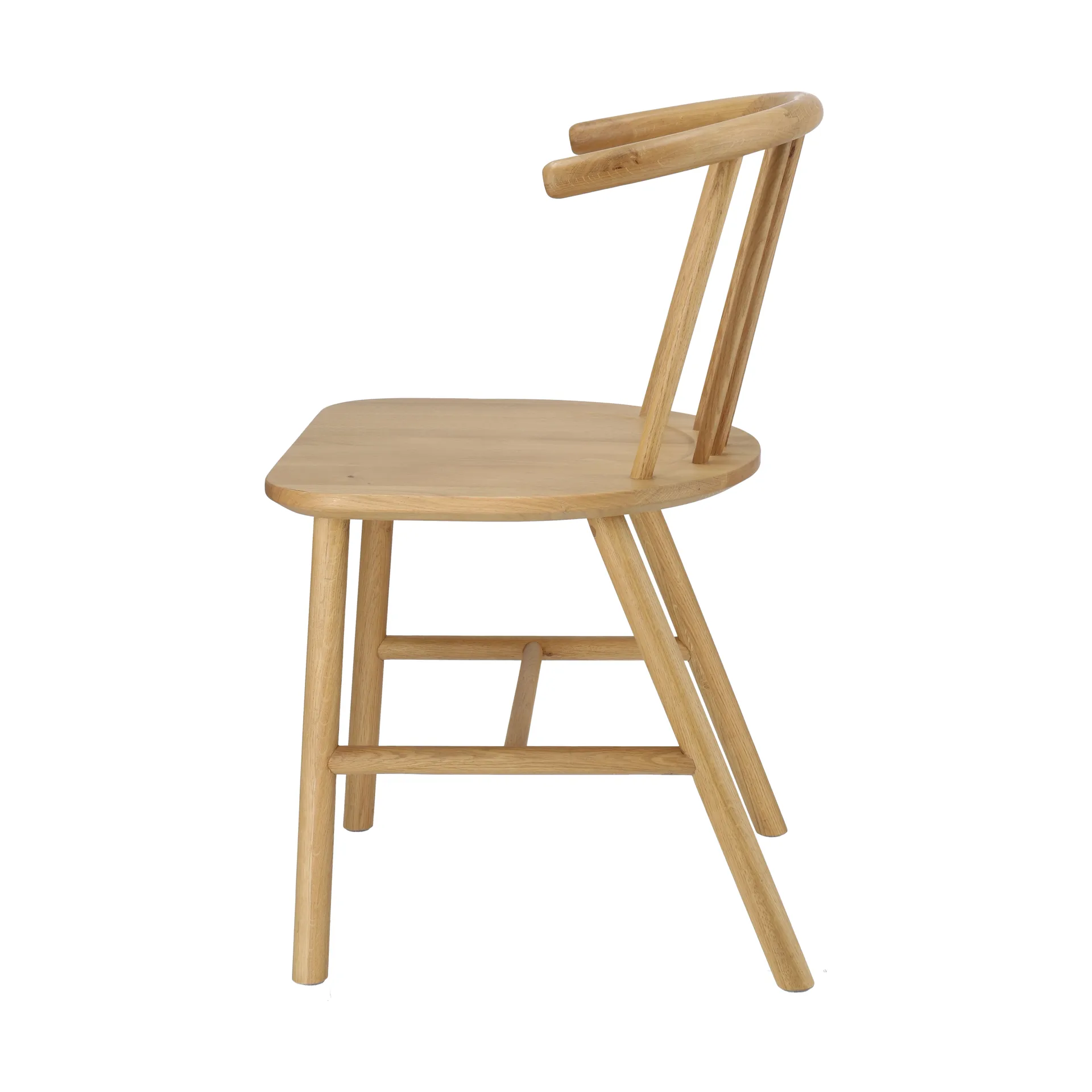 VIOR dining chair, Lacquered oak NJRD