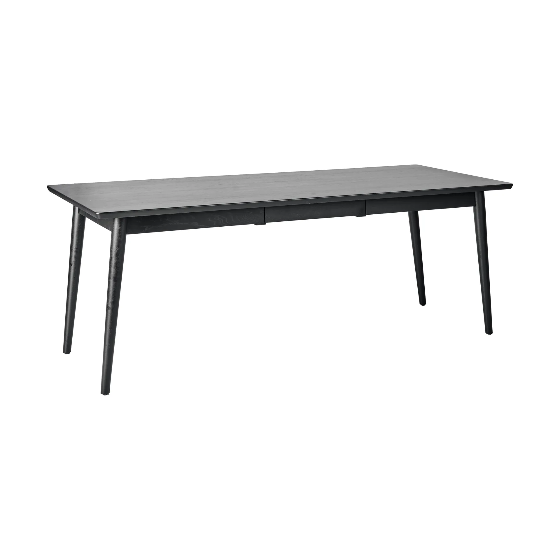 VIOR dining table 90x200 cm, Black lacquered oak NJRD