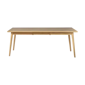 VIOR dining table 90x200 cm - Lacquered oak - NJRD