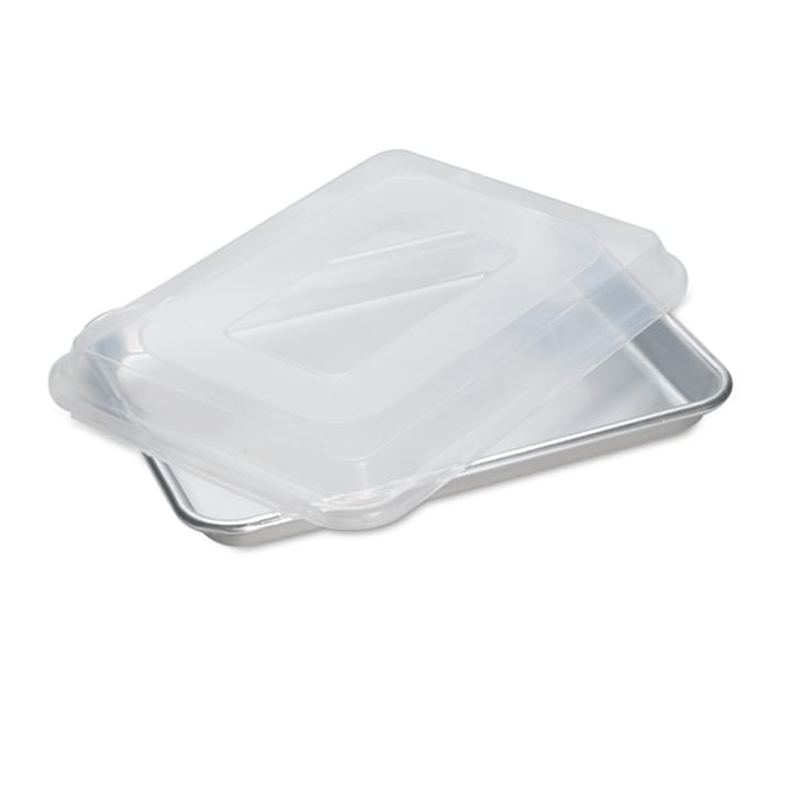 Brownie Baking pan with lid, Aluminum Nordic Ware