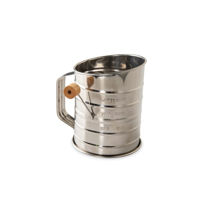 Flour sifter with wooden handle - Stainless steel - Nordic Ware