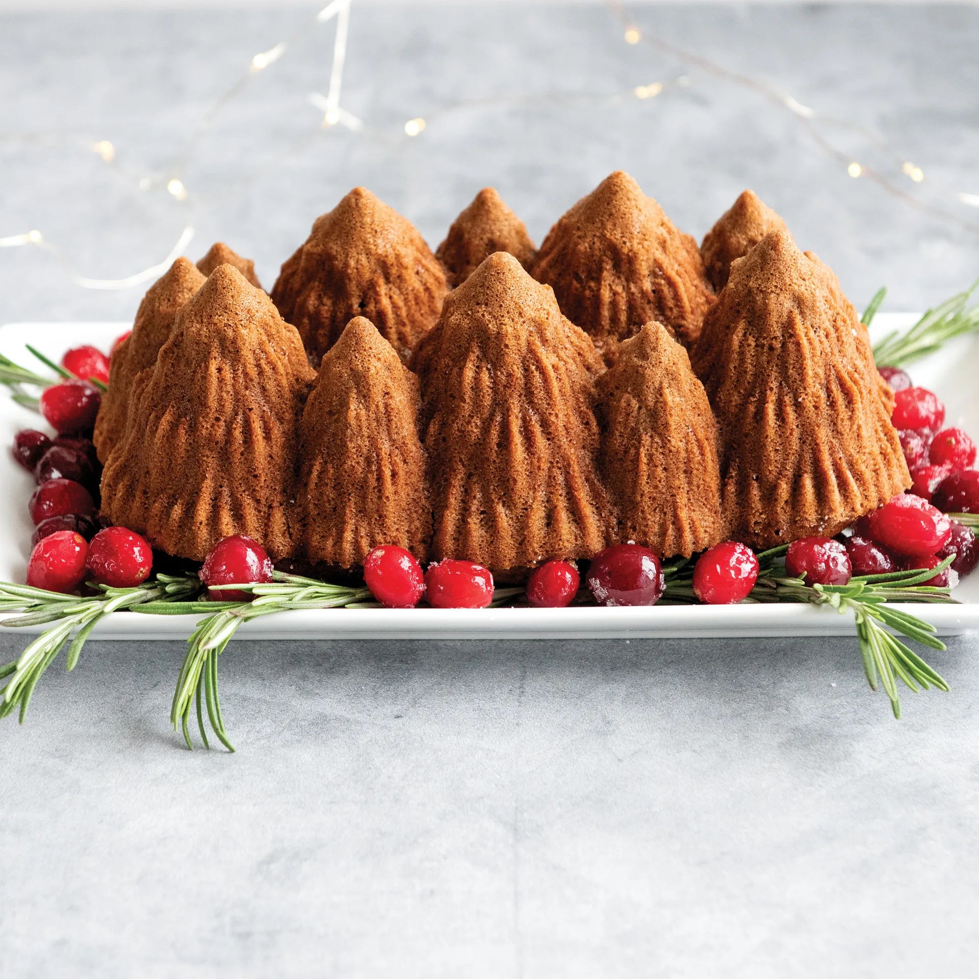 Nordic Ware Alpine Forest baking pan, Silver Nordic Ware