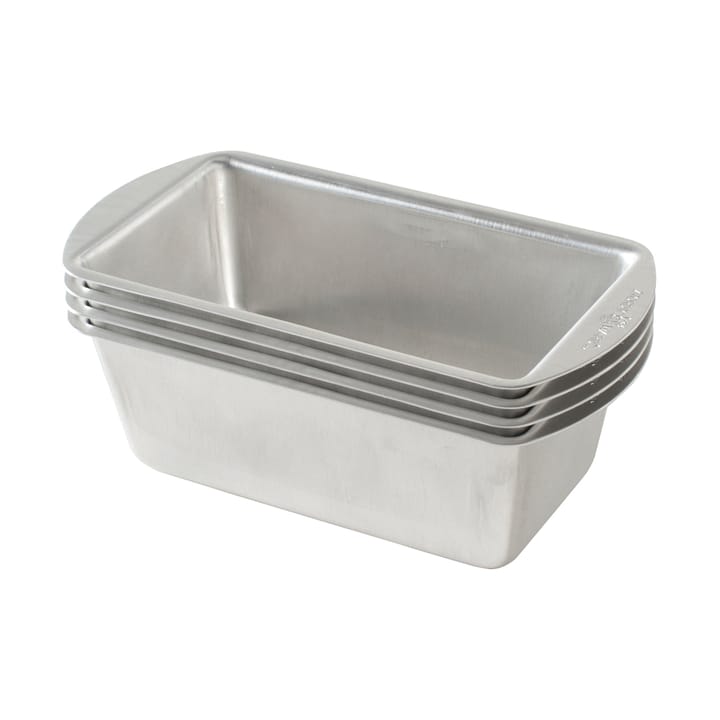 Nordic Ware Naturals Mini Loaf bread tin 4-pack, Aluminium Nordic Ware