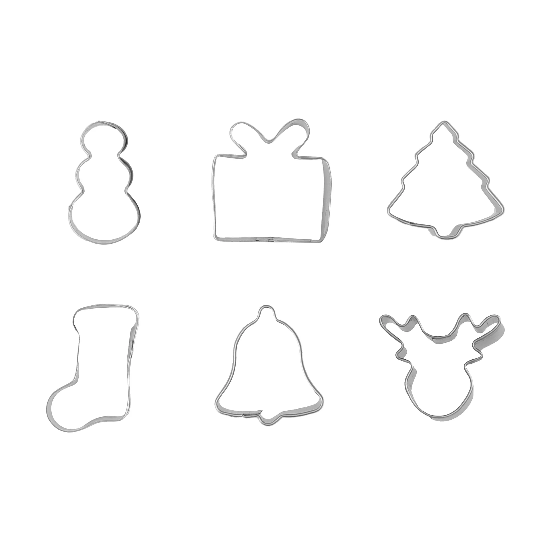 BAKE gingerbread cutter, Christmas, mini, 6 pieces Nordwik