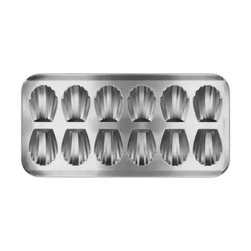BAKE madeleine tin - Stainless steel, 12 pcs - Nordwik