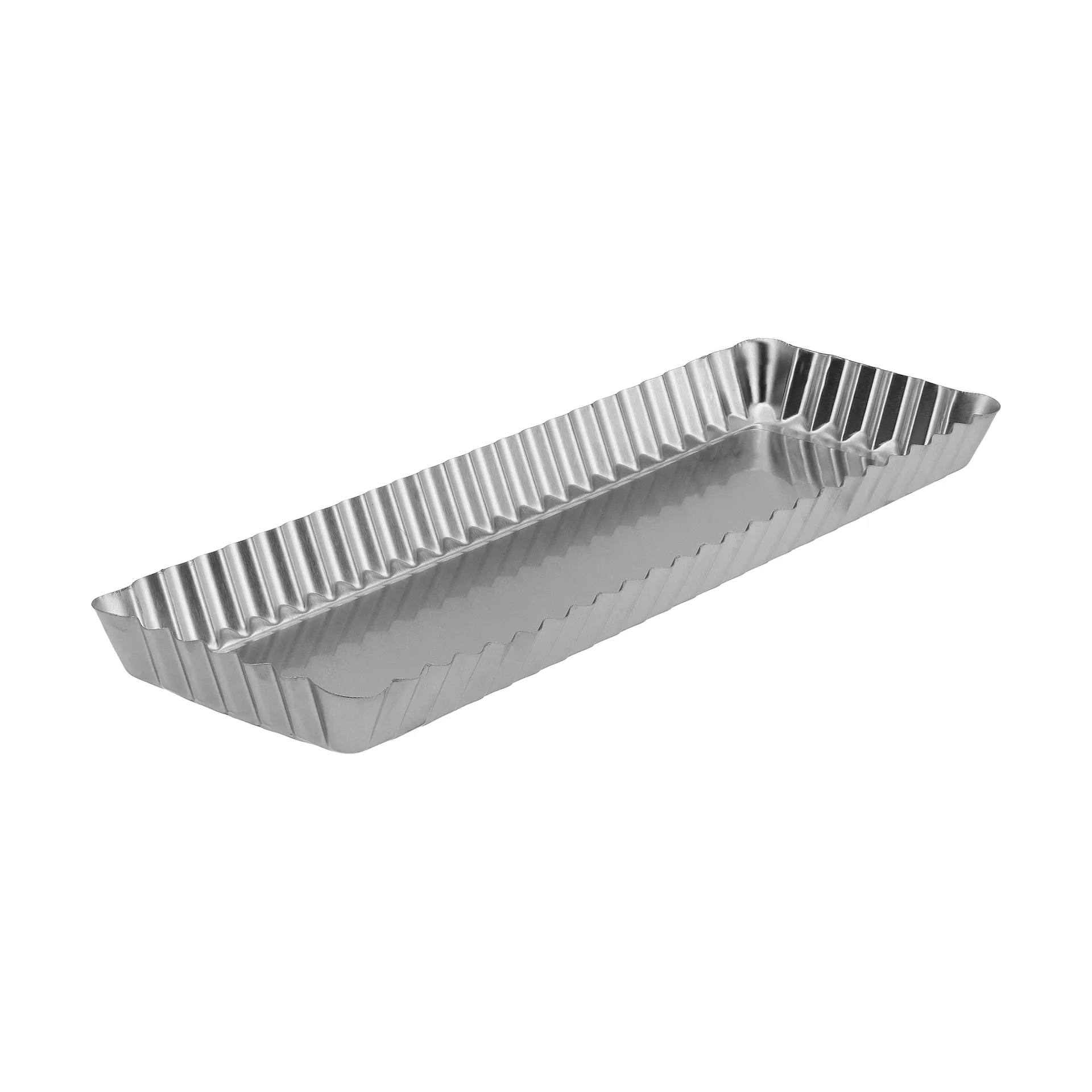 BAKE pie tin with removable base, Rectangular, stainless steel, 35x11 cm Nordwik