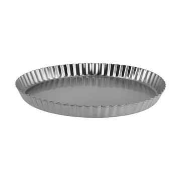 BAKE pie tin with removable base - Round, stainless steel, 30 cm - Nordwik