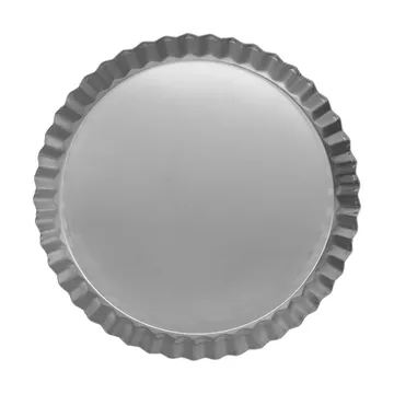 BAKE pie tin with removable base - Round, stainless steel, 30 cm - Nordwik