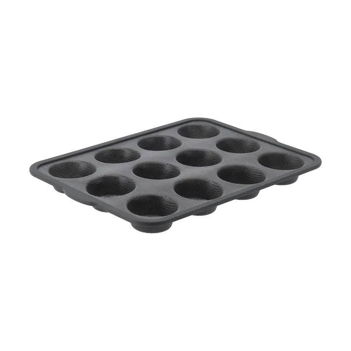 BAKE silicone mould with reinforced frame - Muffins, 12 pcs - Nordwik