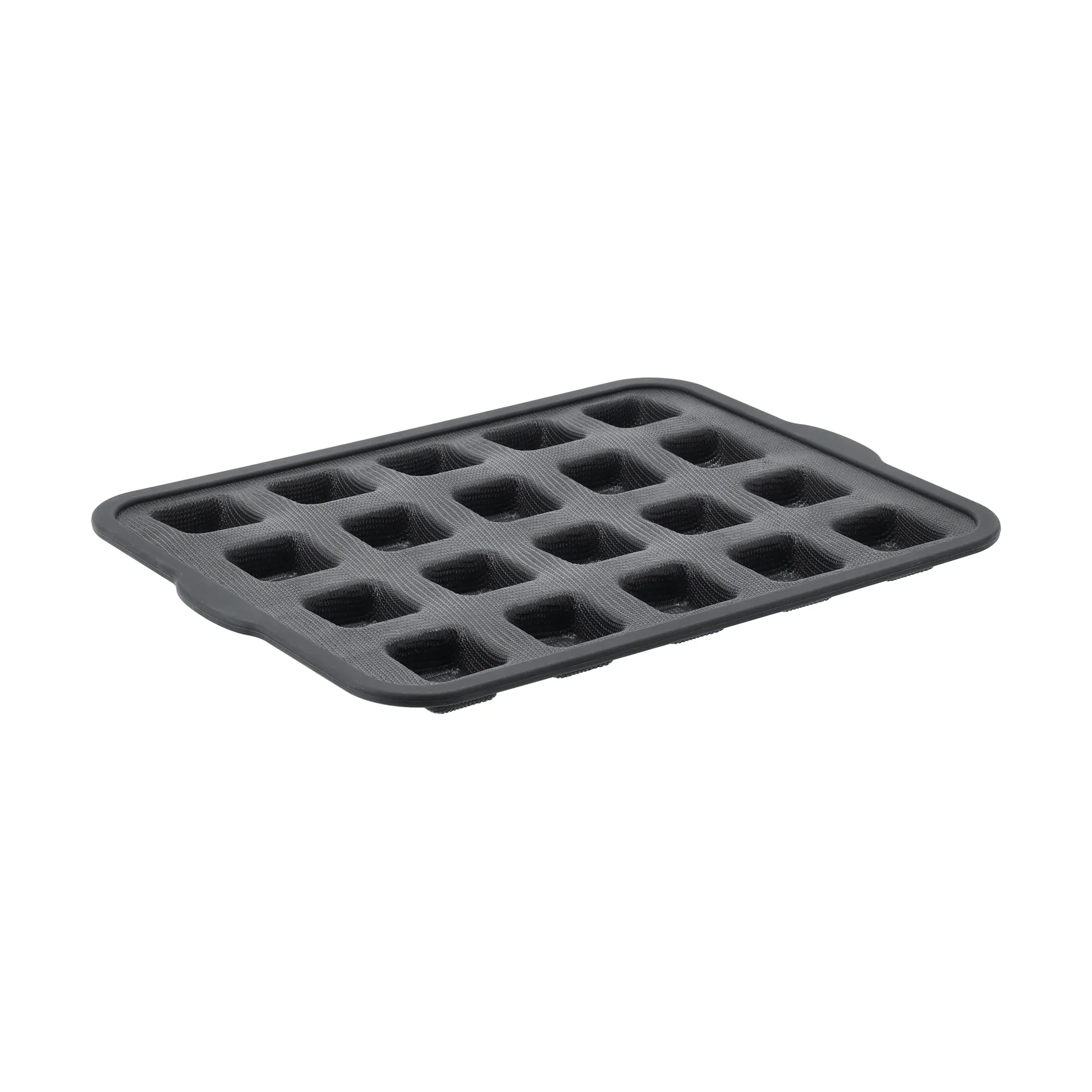 BAKE silicone mould with reinforced frame, Square, 20 pcs Nordwik