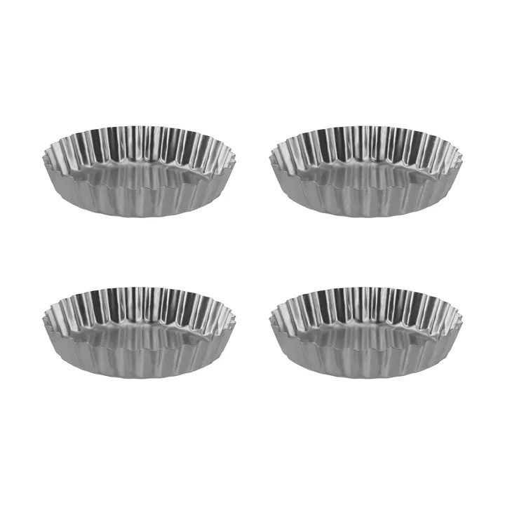 BAKE tartlet tin - Stainless steel, 4 pieces - Nordwik