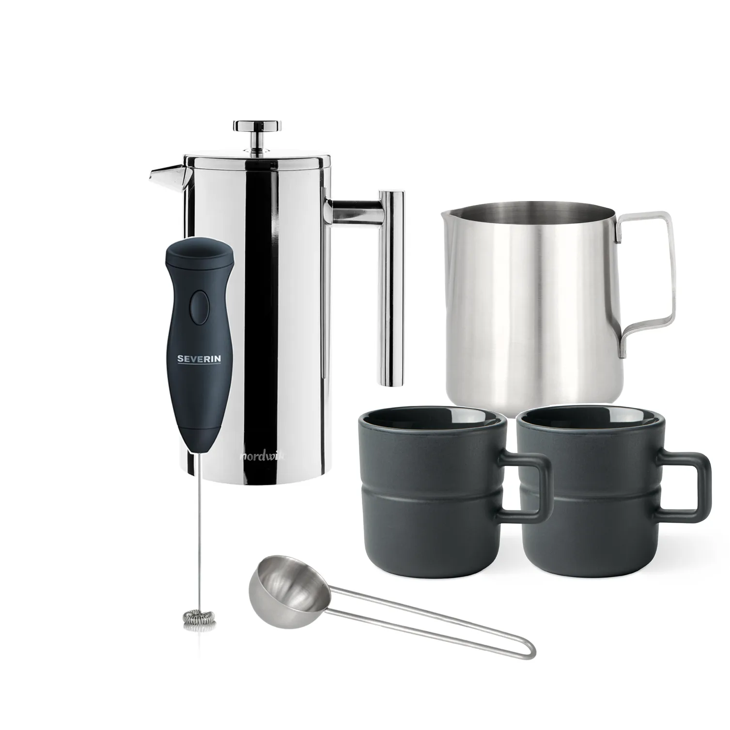 Coffee set, 5 pieces,  Nordwik
