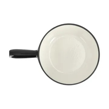 Enamelled fondue pot - Black, 1.8 l - Nordwik