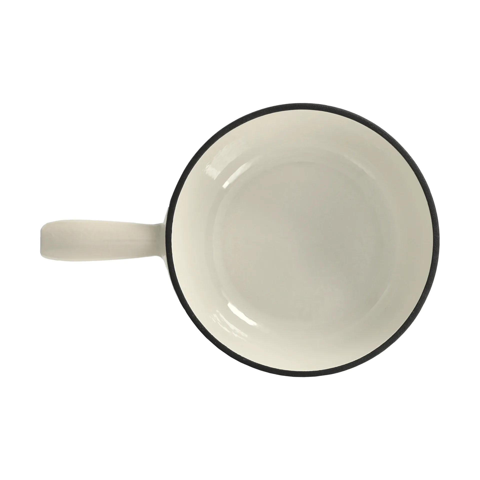 Enamelled fondue pot, Cream, 1.8 l Nordwik