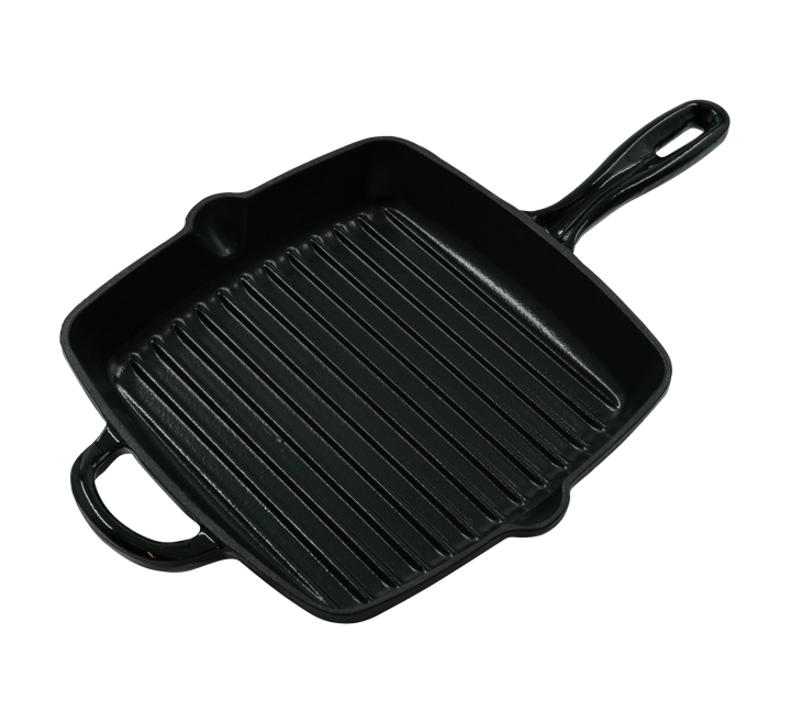 Grill pan 25x25 cm, Cast iron-black Nordwik