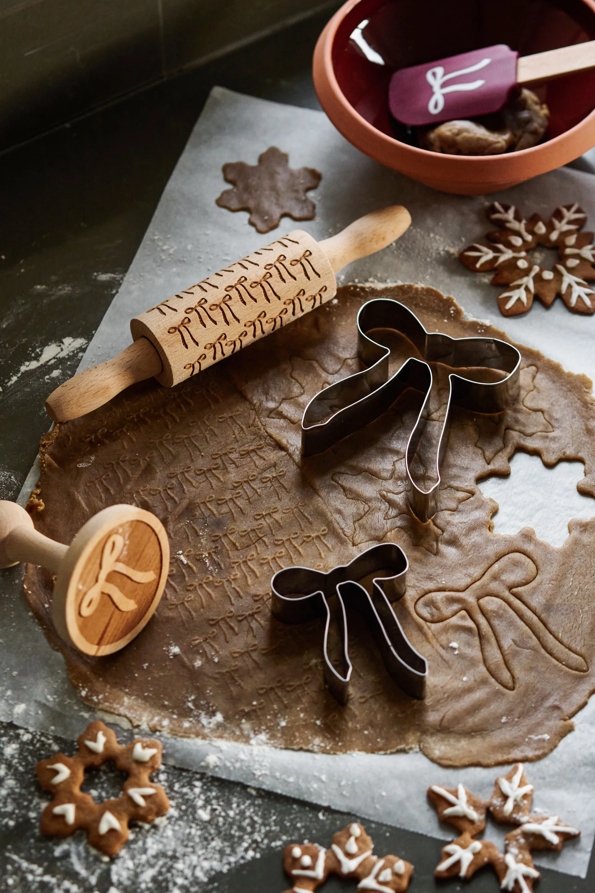 Nordwik cake stamp wood, Rosette Nordwik