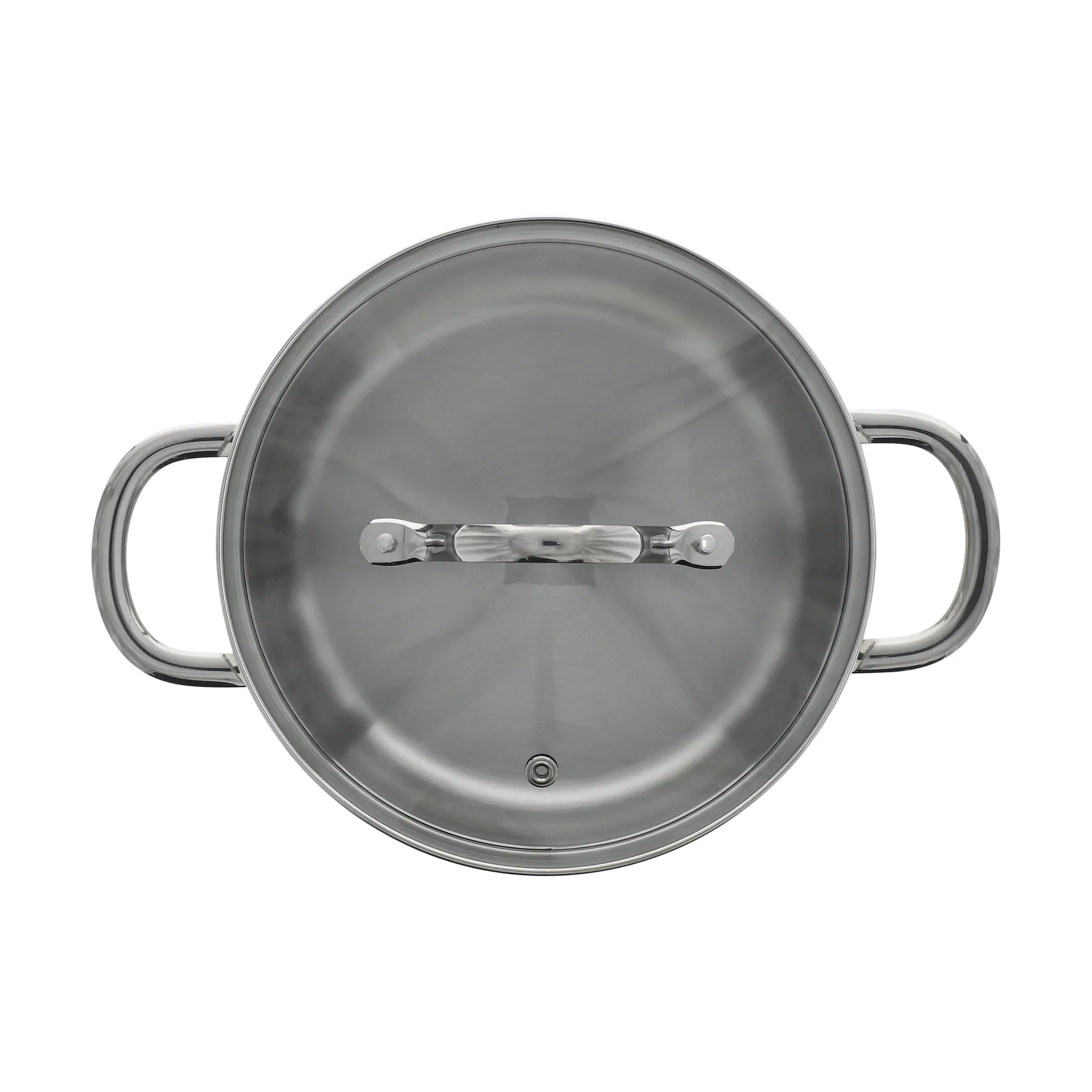 Nordwik casserole with glass lid 2.5 liter, Stainless steel Nordwik