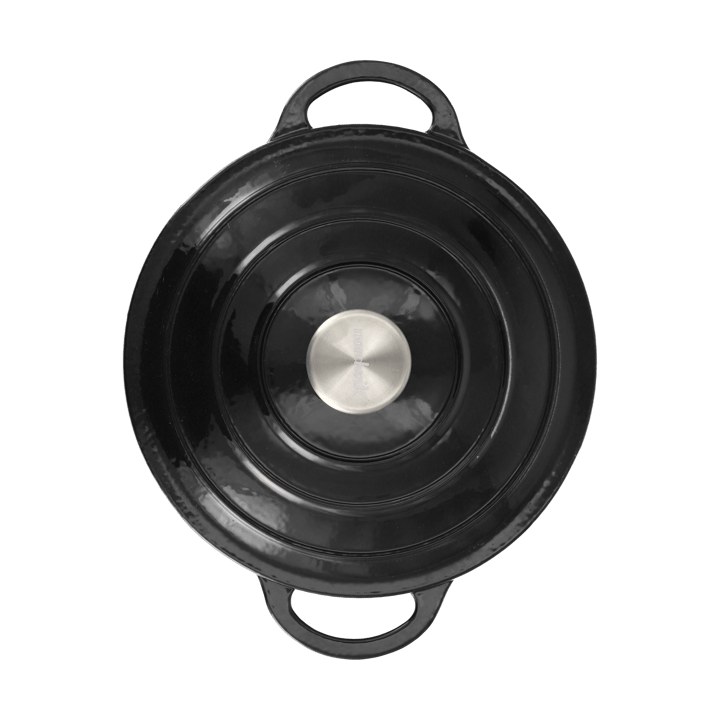 Nordwik cast iron pot round 2.5 l, Black Nordwik